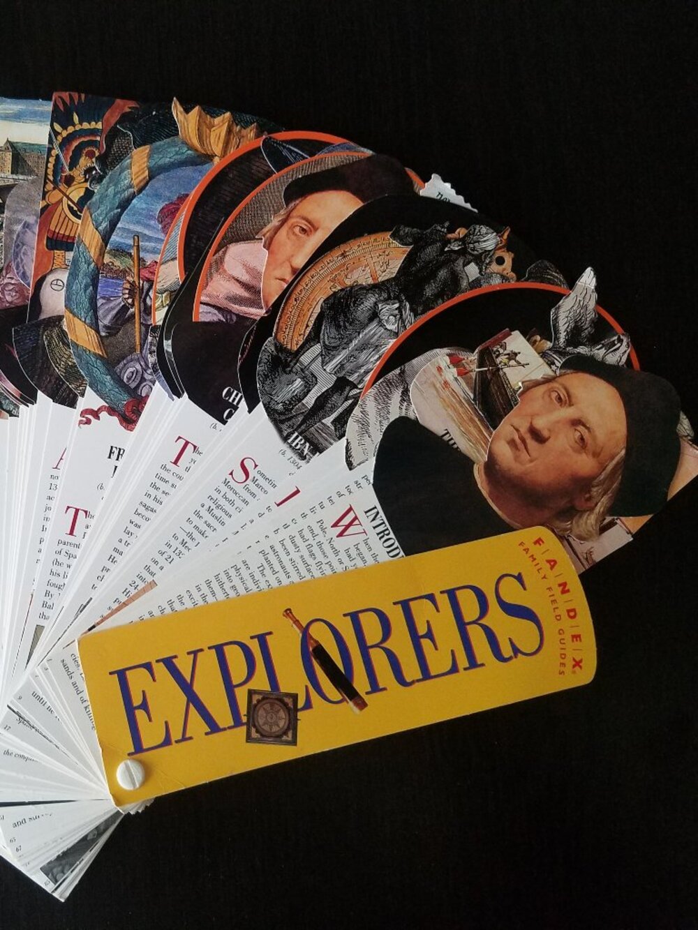 Fandex Family Field Guides: Explorers Children's Car Learning Tool History